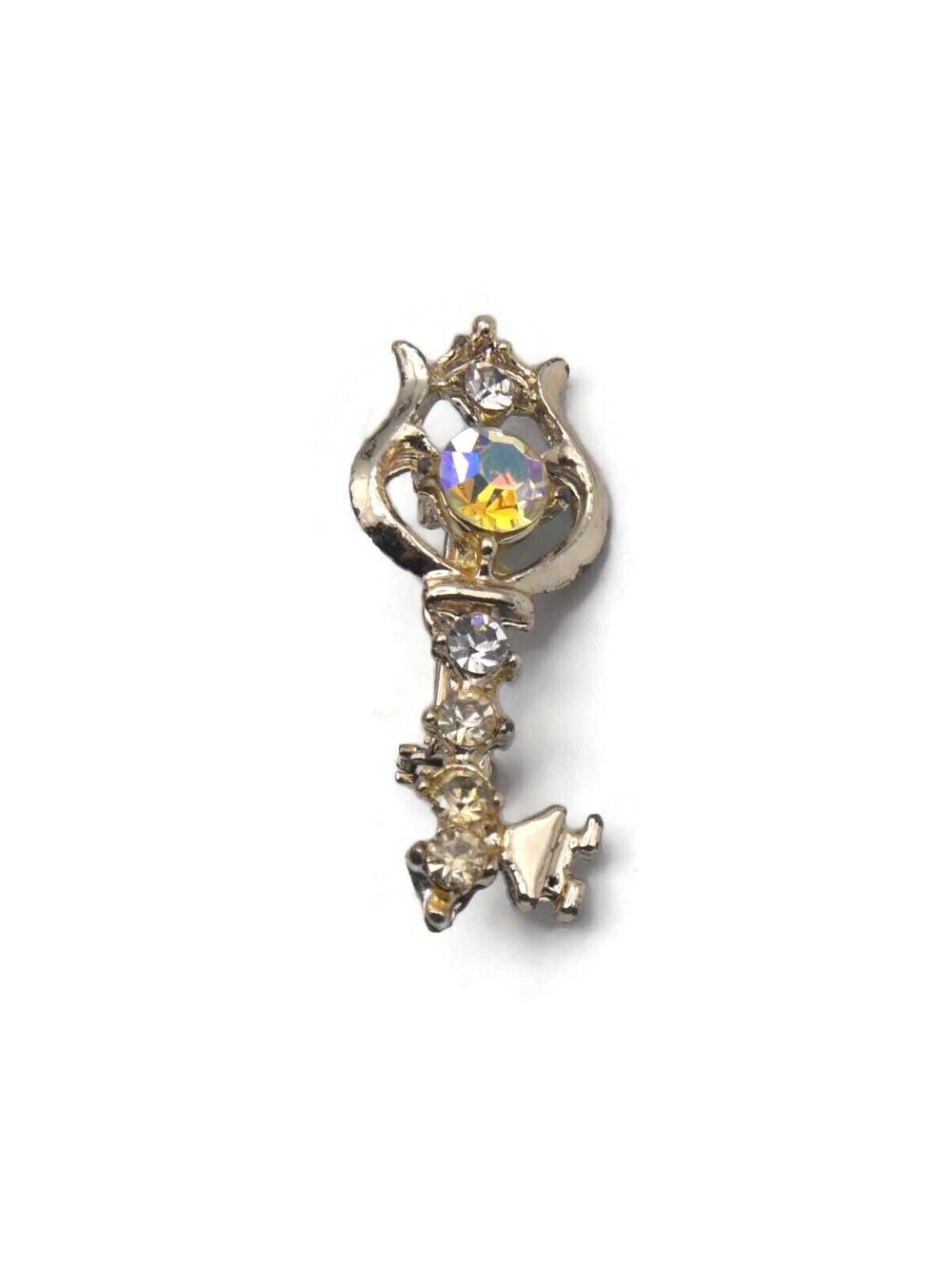 Vintage Skeleton Key Brooch.